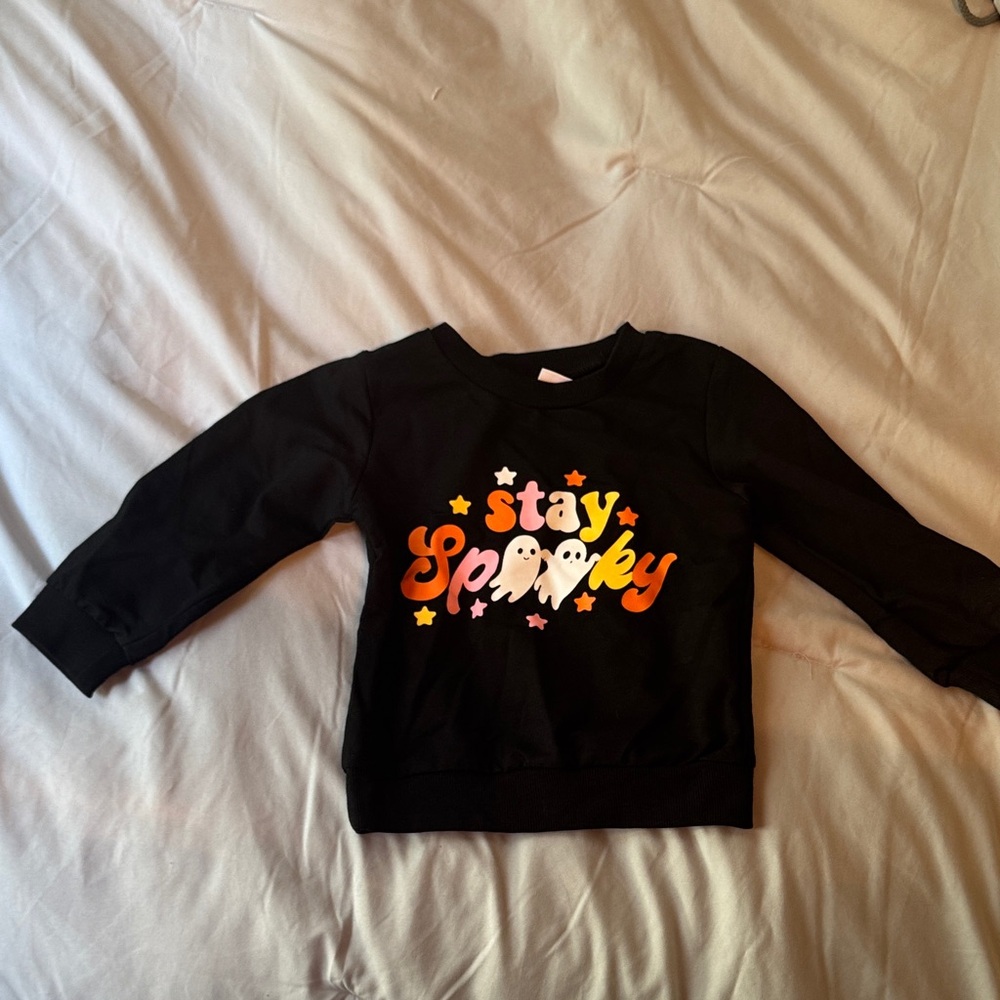 Kids Black 'Stay Spooky' Sweatshirt